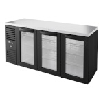 True TBR72-RISZ1-L-B-GGG-1 - Back Bar Cooler, three-section, 72